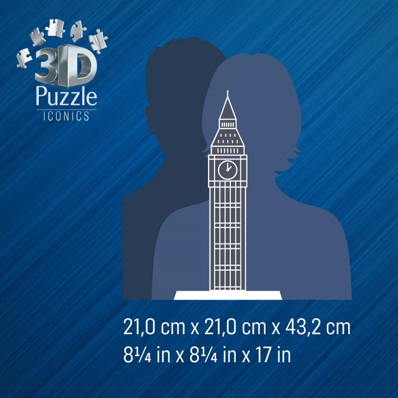 Puzle 3D Big Ben Clock Tower Londres