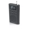 Radio portátil Muse M-03 R con sintonización FM-PLL, pantalla LCD, antena externa, negra