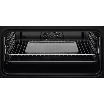 Horno integrable Electrolux EVL6E49X, compacto 45 cm, Metal, Negro, CombiQui