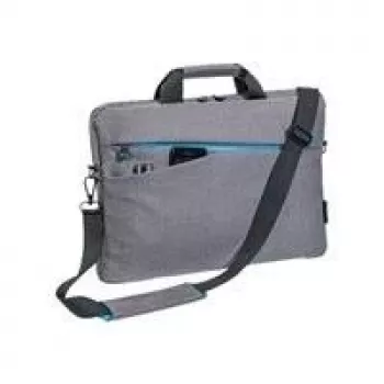 Funda para portátil PEDEA 15,6 + ratón inalámbrico Logitech M190, Gris (66063013 / 910-005905)