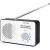 TechniSat VIOLA 200 radiodespertador digital DAB+, blanco/negro