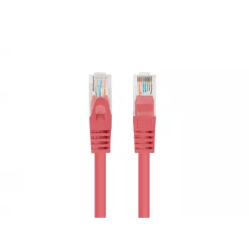 Lanberg PCF6-20CC-0025-R Cable de conexión Cat.6 F/UTP, paquete de 10, 0,25 m, Rojo
