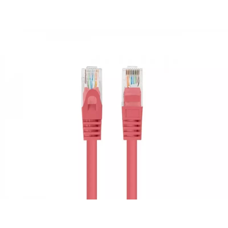 Lanberg PCF6-20CC-0025-R Cable de conexión Cat.6 F/UTP, paquete de 10, 0,25 m, Rojo
