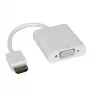 Cable adaptador HDMI-VGA, HDMI ST - VGA BU 0,15 m, 0,15 m, VGA D-Sub, HDMI Type-A estándar
