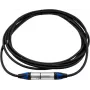 Cable XLR PSSO de 3 pines, 5 m, negro, conectores compatibles con Neutrik