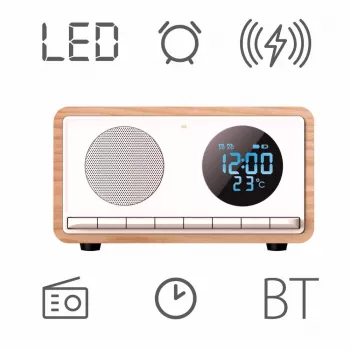 Manta RDI912W Rimini radio despertador, blanco
