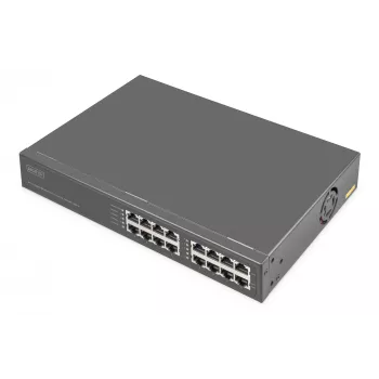 Inyector PoE Gigabit Ethernet de 8 puertos Digitus, 802.3bt, 250 W