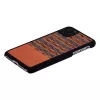 Funda para smartphone man and wood para iPhone 11 Pro Max — estampado de cuadros marrón, borde negro