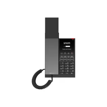 Teléfono IP Snom HD350W negro auricular con cable Wi-Fi