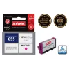 Activejet AH-655MR Tinta (sustituto de HP 655 CZ111AE; Premium; 12 ml; magenta)