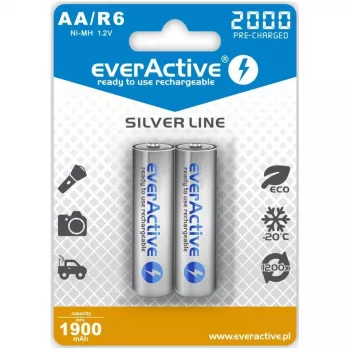 PILAS R6/AA 2000 mAh, BLÍSTER 2 UNIDADES