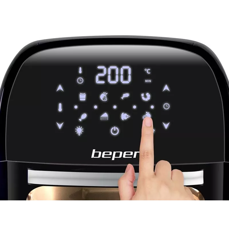 Freidora de aire Beper P101FRI012 12 L 1800 W negro