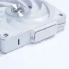Ventilador de carcasa inalámbrico Lian Li UNI FAN 12CL1W3W blanco 120mm — 120mm, compatible con hub PWM, modular