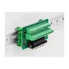 DeLOCK 66911 adaptador de D-Sub macho de 25 pines a bloque de terminales de 26 pines para carril DIN