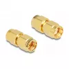 Adaptador DeLOCK RP-SMA macho a RP-SMA macho 9 mm de diámetro 18,9 mm de ancho