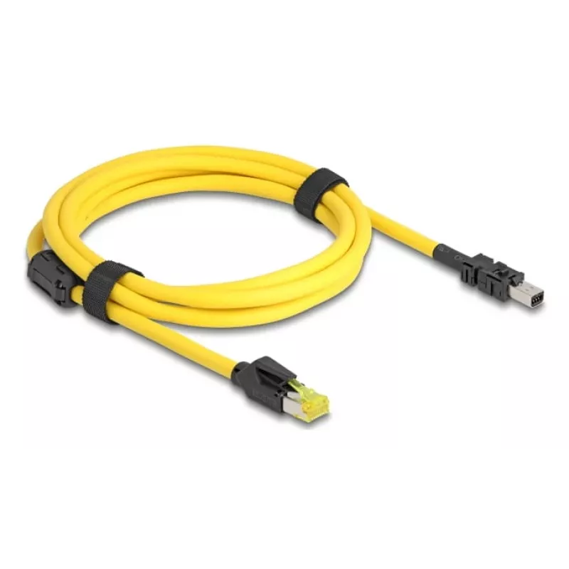 Cable Delock conector macho RJ45 Cat.6 a Mini I/O 8 pines D-Form Type 2 2 m (81251)