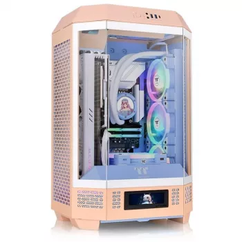 Thermaltake The Tower 300 Melocotón Cristal templado