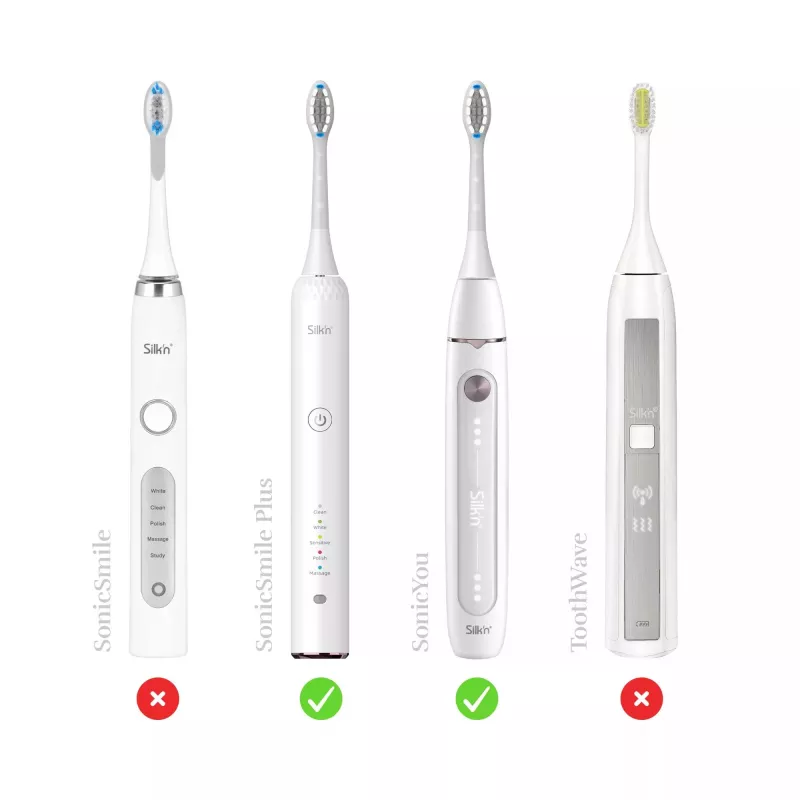 Cabezal de cepillo de dientes Silk'n 2 uds. negro medio