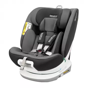 Silla de coche infantil Sparco SK3000 Gray SK3000I_GR para niños 40–150 cm