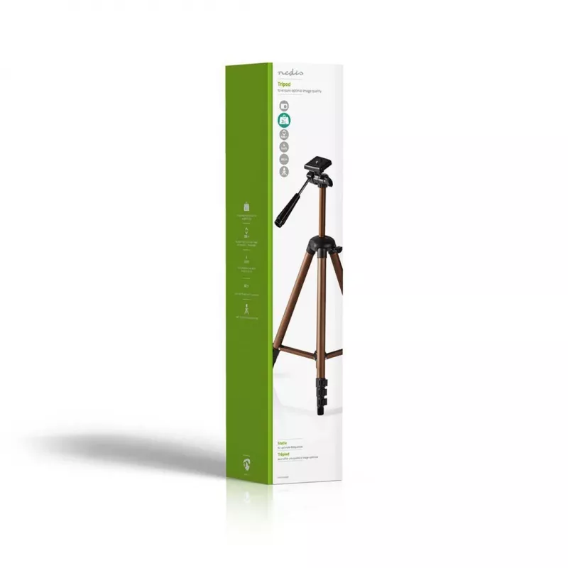 Nedis TPOD2100BZ trípode universal 3 patas bronce, plata
