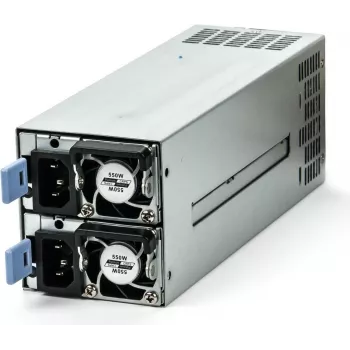 FANTEC NT-MR550W 2x550W EPS Mini Redundant Full Range 24+8+4pin alta disponibilidad 24x7 Hot Swap 2x entrada de corriente (2164)