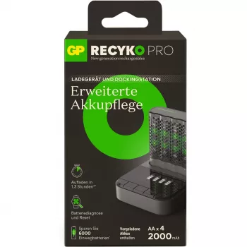 GP ReCyko Pro P461 cargador de pilas con base de carga D461