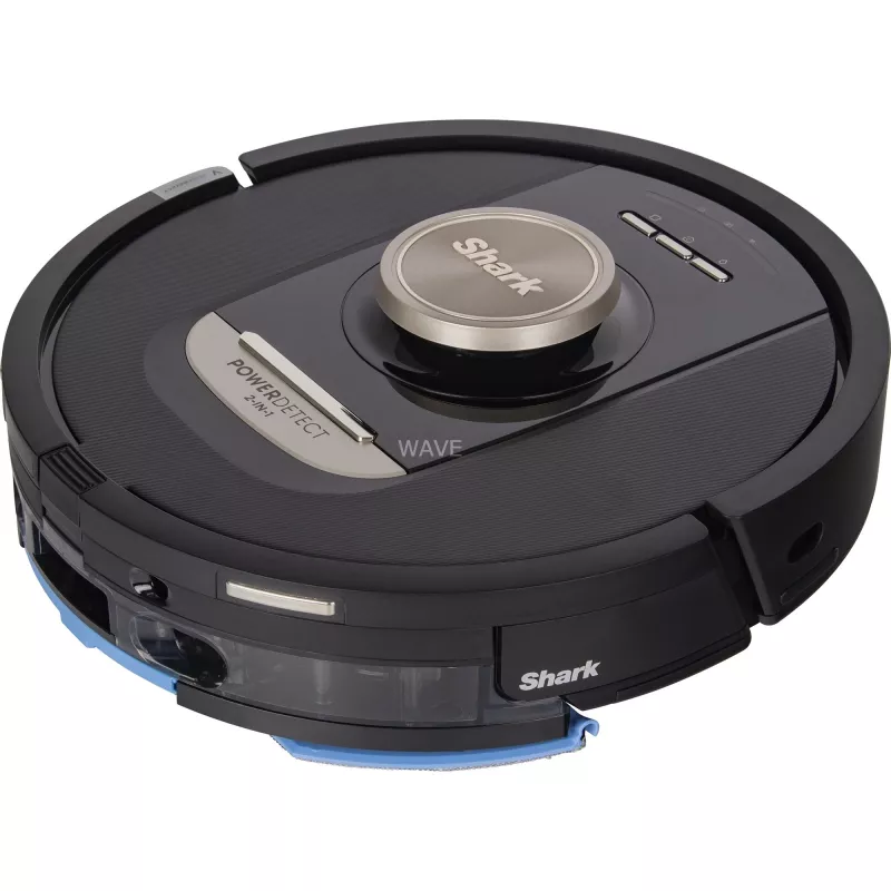Robot aspirador y friegasuelos 2 en 1 Shark PowerDetect NeverTouch Pro RV2800ZEEU, LiDAR, 20 kPa, negro