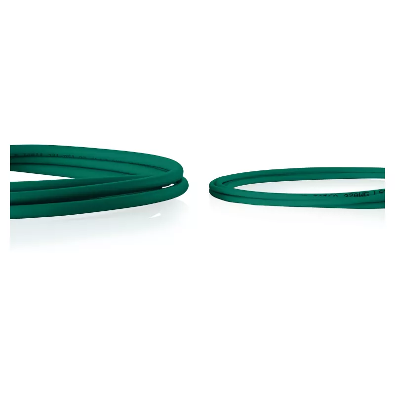 Cable de red CAT 6 U-UTP fino, DIGITUS DK-1618-010S-G-10 — 1 m, verde, pack de 10