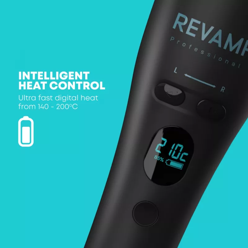Revamp CL-2750-EU2 iGEN Cordless Progloss Hollywood Curl rizador automático con función giratoria