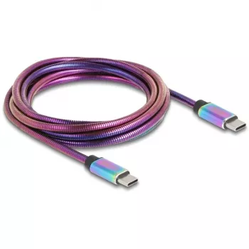 Cable USB DeLOCK USB 2.0 2m USB C Multicolor 81116