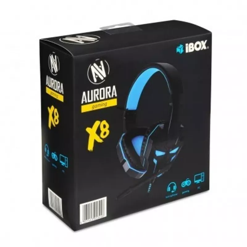 Auriculares IBOX X8 GAMING SHPIX8MV (negros) (SHPIX8MV)