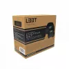L33T Gaming 160382 Set de cojines de lujo para silla gaming, memory foam, terciopelo, ultrasuave, negro