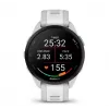 Smartwatch GARMIN Forerunner 165 — GPS, AMOLED 1,2 pulgadas, 4 GB, 5 ATM, 11 días de batería, Caja gris, Correa blanca