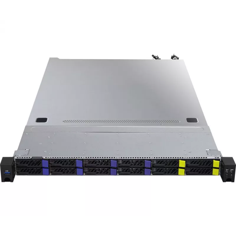 ASRock 1U8S4E-GENOA/2T Barebone servidor Socket SoC SP5 (LGA 6096) Rack (1U)