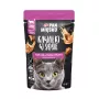 Pan Mięsko trocitos en salsa con pollo y gambas, comida húmeda para gatos, 85 g
