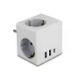 Adaptador de enchufe tipo F DeLOCK 11496 2 puertos USB 5 V 2,4 A 3 A