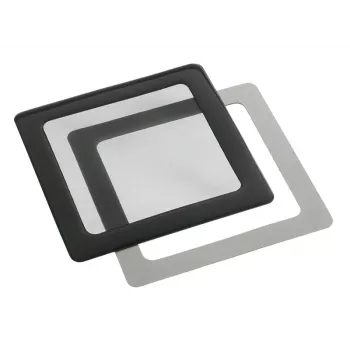 Filtro antipolvo DEMCiflex DF0002 para ventilador de 80 mm, negro, 105,3 × 105,3 mm