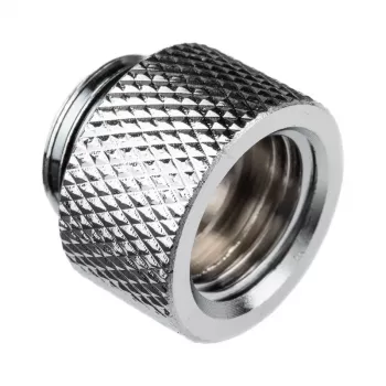 Racor Alphacool 17218 latón cromado 9,75 mm de profundidad 1,8 cm de diámetro