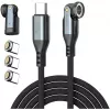 Cable USB-C 4smarts GravityCord 240W 1,8 m – carga de alto rendimiento y datos de USB-C a USB-C
