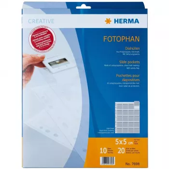 Fundas protectoras para diapositivas de 35 mm HERMA 7698