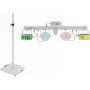 Set de barra LED láser EUROLITE KLS con soportes de altavoz BPS-3, blanco