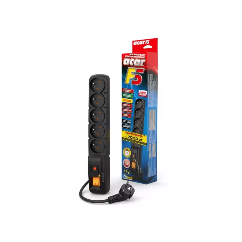 Protección contra sobretensiones ACAR F5 3M negro