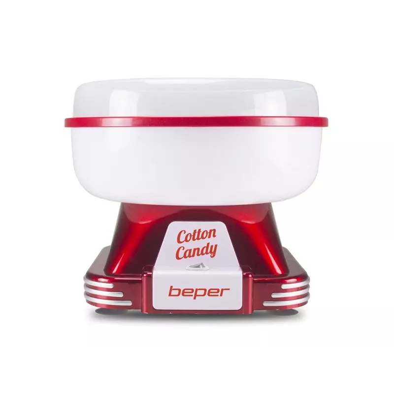 Máquina de algodón de azúcar Beper P101CUD250 250W, máquina de sobremesa compacta para casa y pequeños eventos