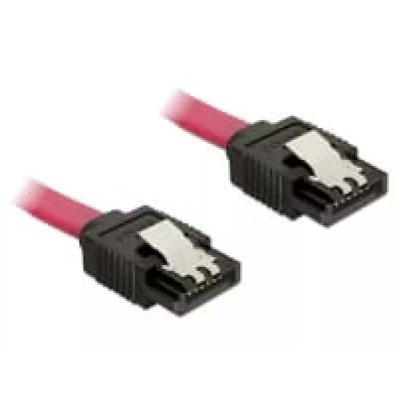 Cable SATA DeLOCK 82677 0,5m rojo