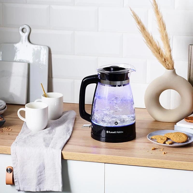 Russell Hobbs 26080-70 Hervidor de agua 1,7 L 2400 W negro, transparente