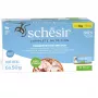 Comida húmeda para gatos Agras Pet Foods Schesir atún con lubina en gelatina, 6×50 g (300 g), adultos