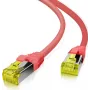 helos Cat.6a Superflex S/FTP GHMT AWG 27/7 Cable de conexión 263767, 2 m, rojo