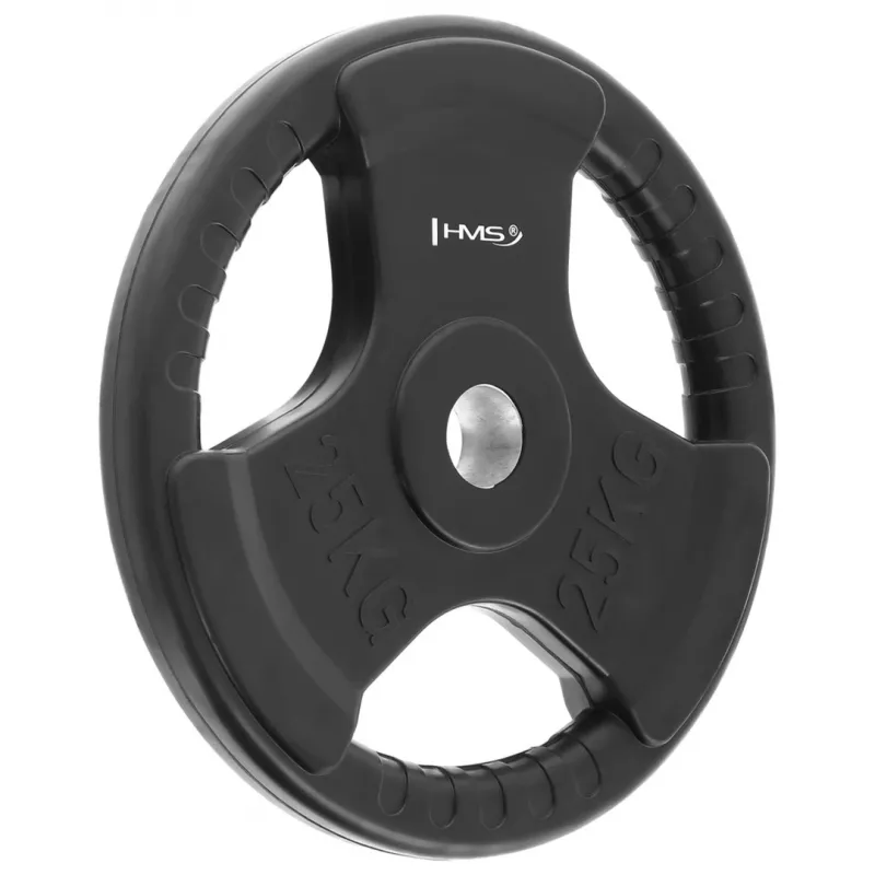 Disco de peso olímpico engomado 25 kg HMS TOK25