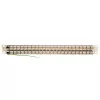 Tripp N254-048-SH-6A 48 puertos 1 U montaje en rack panel de conexiones Cat6a STP blindado pasante - RJ45 Ethernet - TAA - 10 Gigabit Ethernet - RJ-45 - Cat6a - plata - blanco - instalación en rack