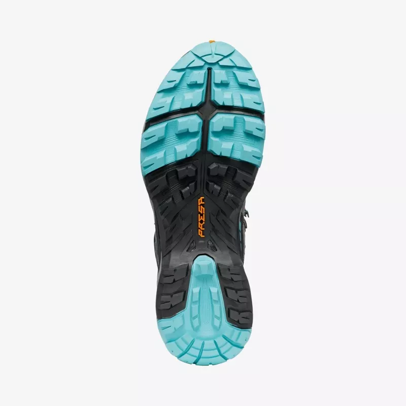 Scarpa Rush TRK GTX Woman zapatillas de senderismo para mujer, talla 38, Midgray/Aqua